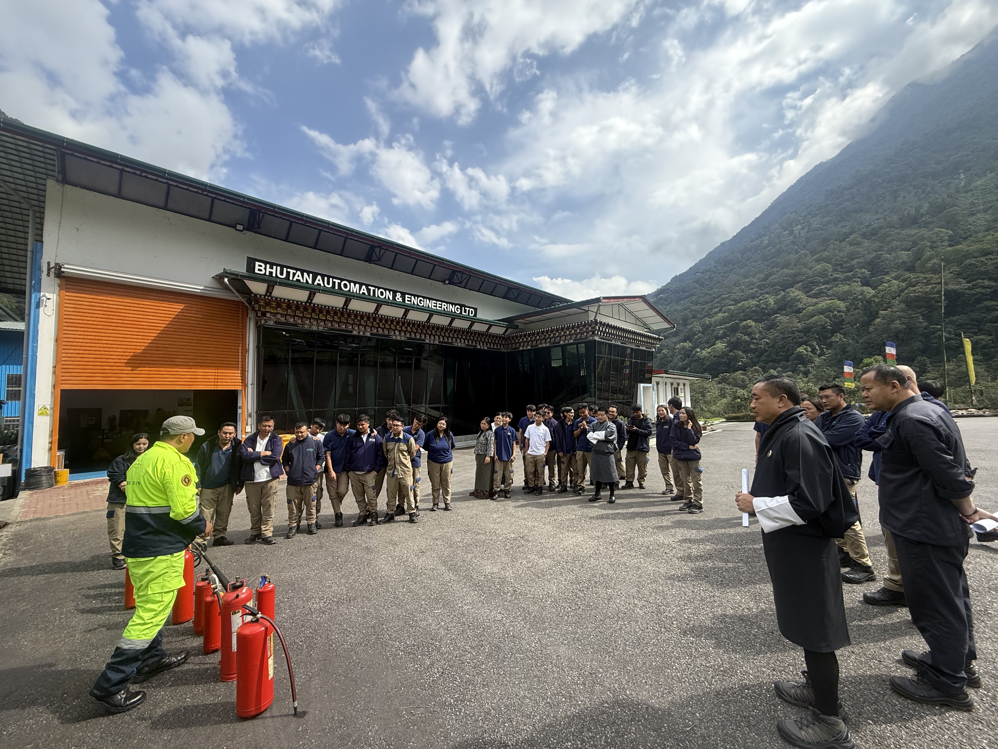 🚒 Promoting Workplace Safety at BHUTAN AUTOMATION!